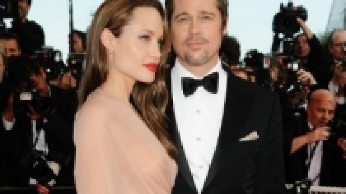 Brad şi Angelina, la Festivalul Filmului de la Cannes (VIDEO)