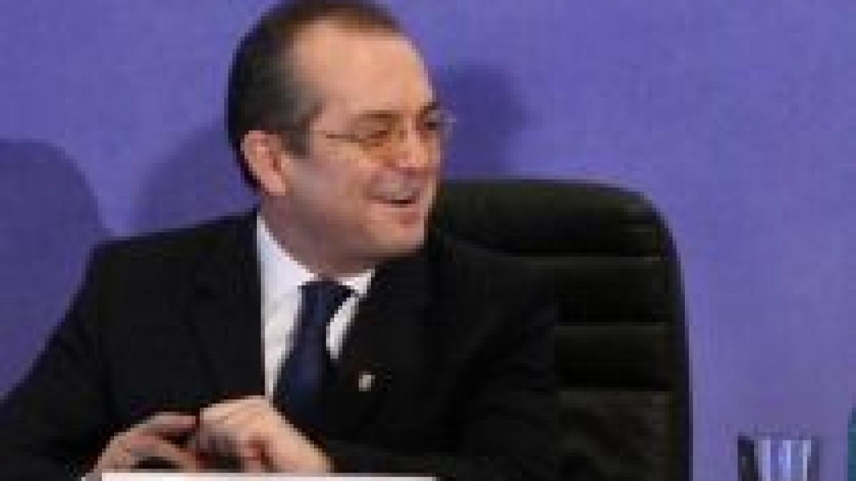 Boc: Unii analişti sunt supăraţi că lucrurile nu merg mai rău în ţară

