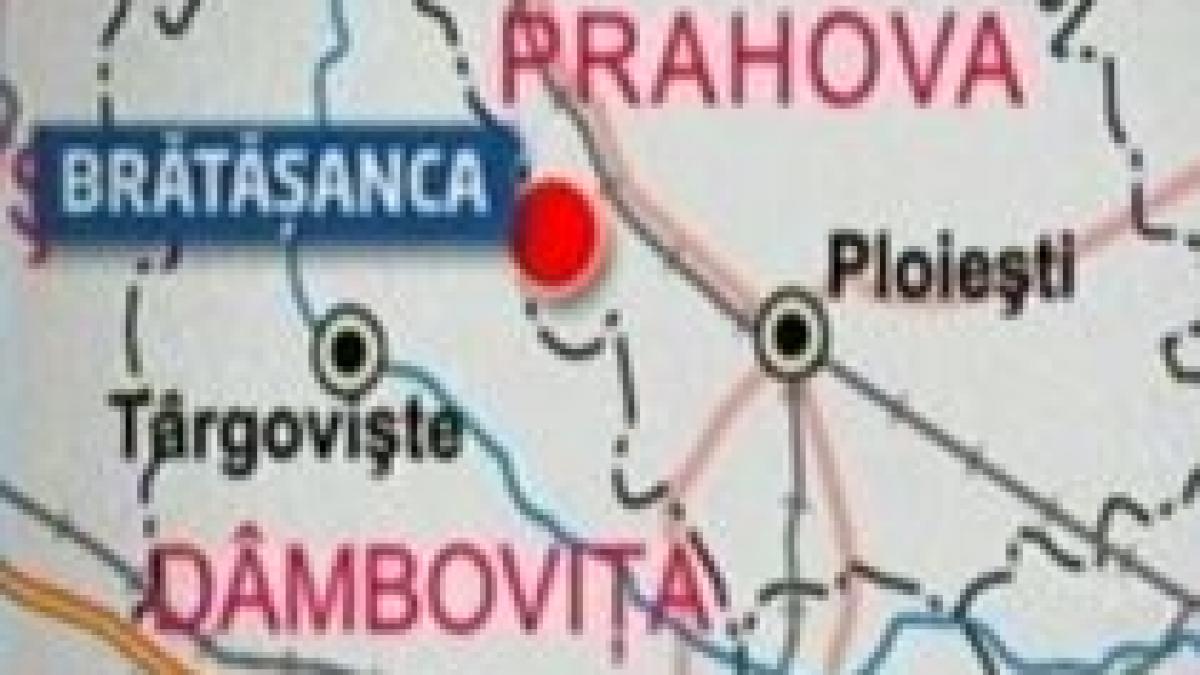 O cisternă cu dioxid de carbon s-a răsturnat în judeţul Prahova