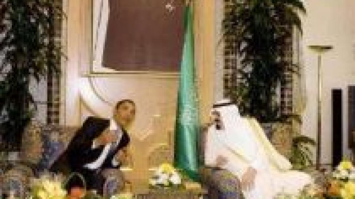 Obama a mers în Arabia Saudită pentru a cere sfatul regelui 

