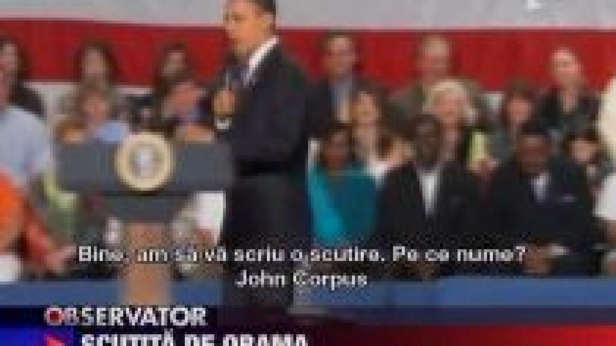 Cea mai bună scutire a unui elev american: Barack Obama (VIDEO)