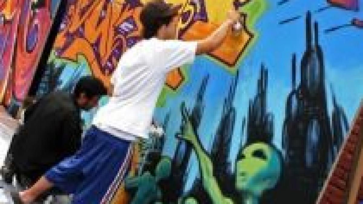 Festival de graffiti în Argentina. Unele lucrări s-au vândut cu mii de dolari