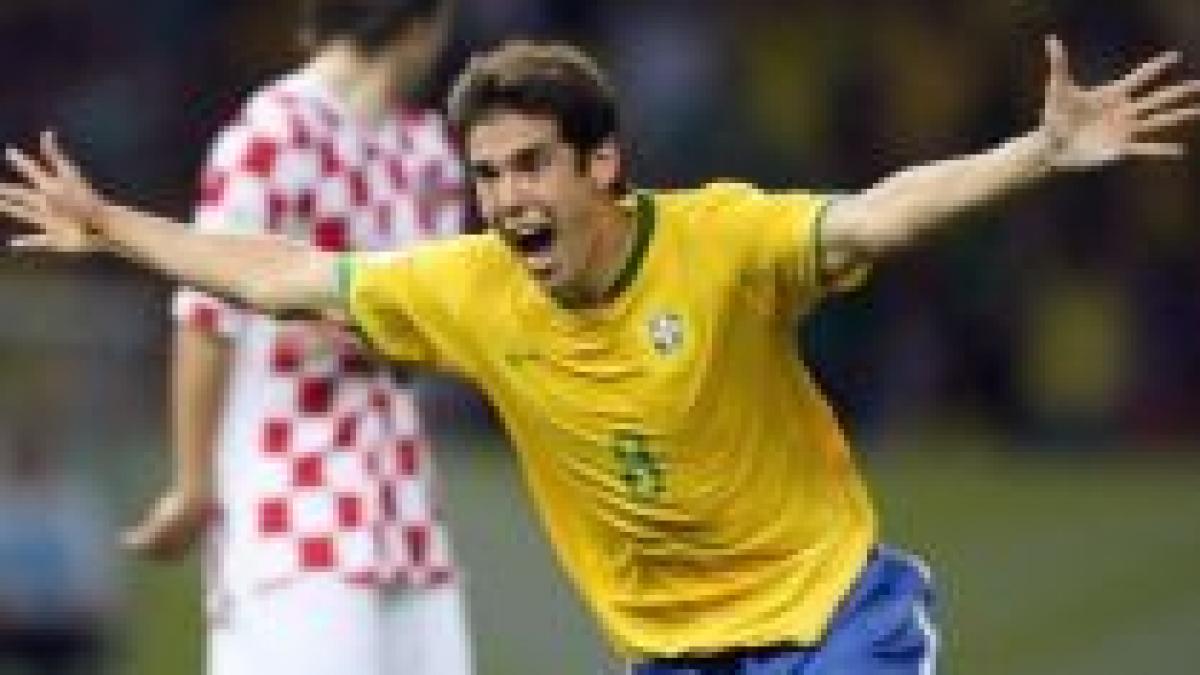 Kaka salvează Brazilia de la un şoc în Cupa Confederaţiilor: 4-3 cu Egipt (VIDEO)