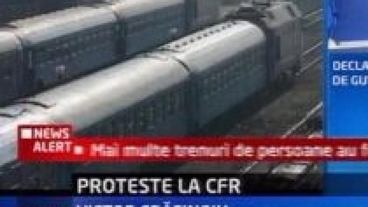 Proteste la CFR. Impiegaţii de mişcare din Gorj au refuzat să mai muncească