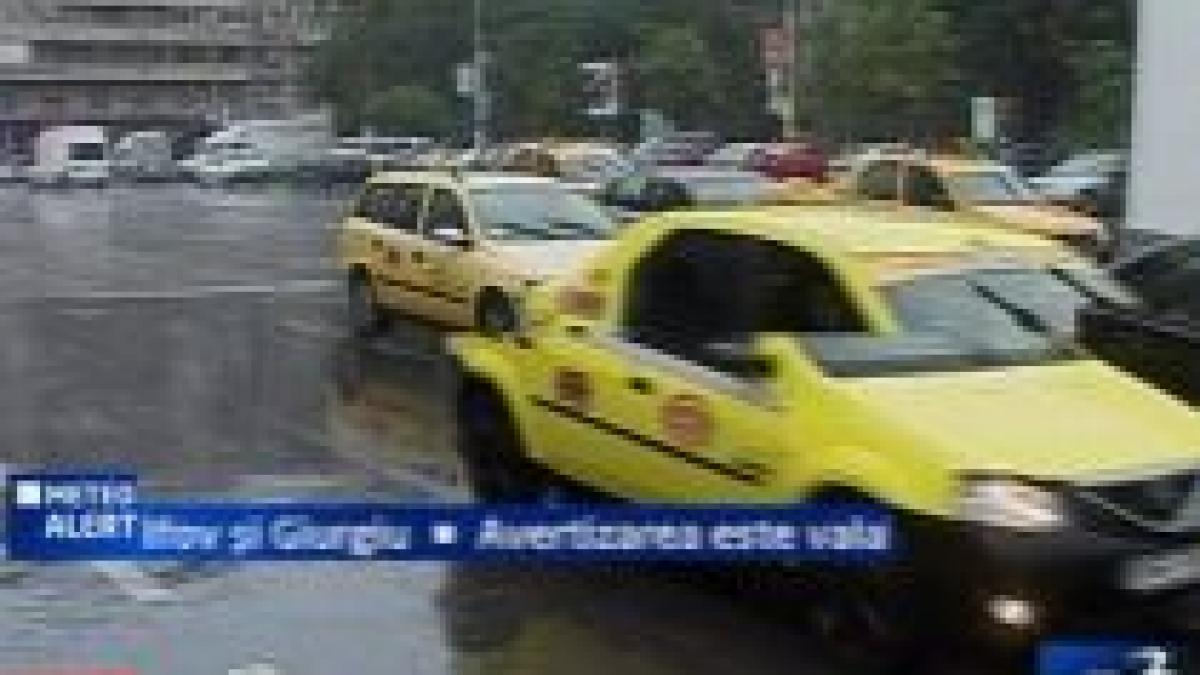 Cod galben de ploi în Bucureşti, Ialomiţa, Călăraşi, Ilfov şi Giurgiu