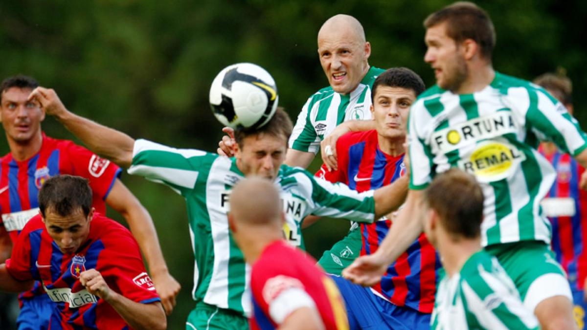 Steaua continuă victoriile în amicale, Ujpest pierde la scor cu Mattersburg