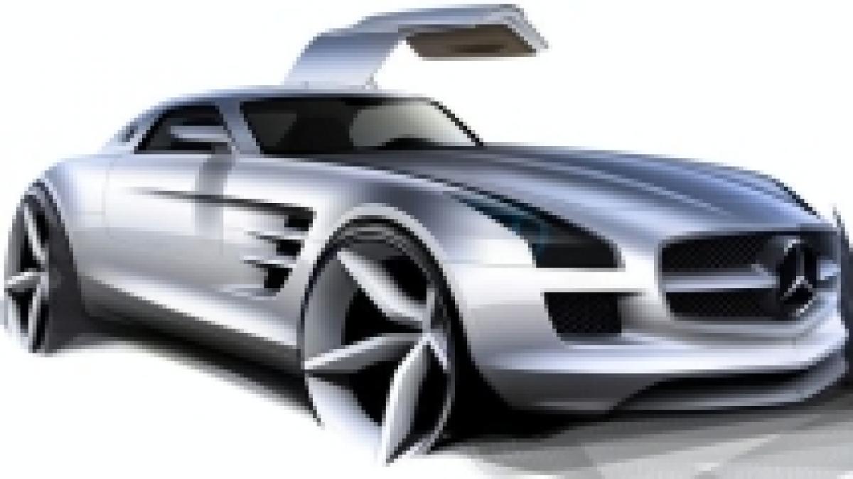 Mercedes anunţă oficial eDrive, varianta electrică a supermaşinii SLS AMG Gullwing (FOTO)