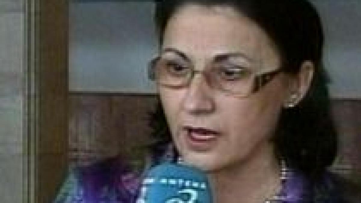 Ecaterina Andronescu: Oricine ar fi fost în locul meu ar fi trebuit să acţioneze conform legii (VIDEO)