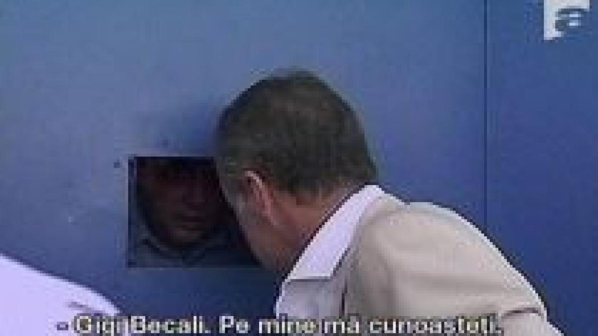 Becali, pac-pac, în vizită la Penescu. Gardienii nu l-au lăsat să intre în penitenciar (VIDEO)