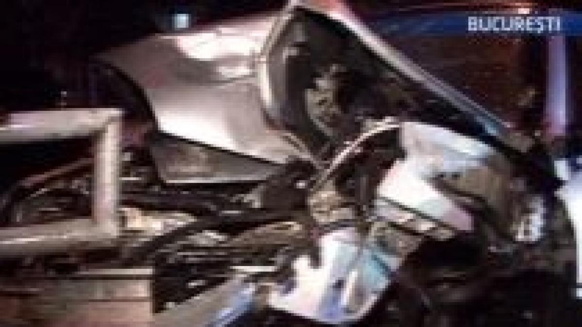 Viteză şi alcool. O femeie a scăpat cu viaţă dintr-un accident, după ce a condus beată