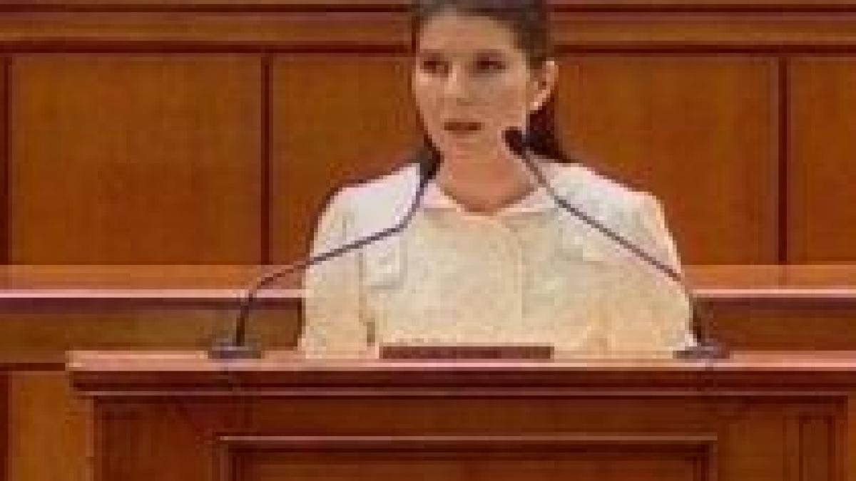 Plenul Camerei Deputaţilor a aprobat începerea urmăririi penale a Monicăi Iacob Ridzi