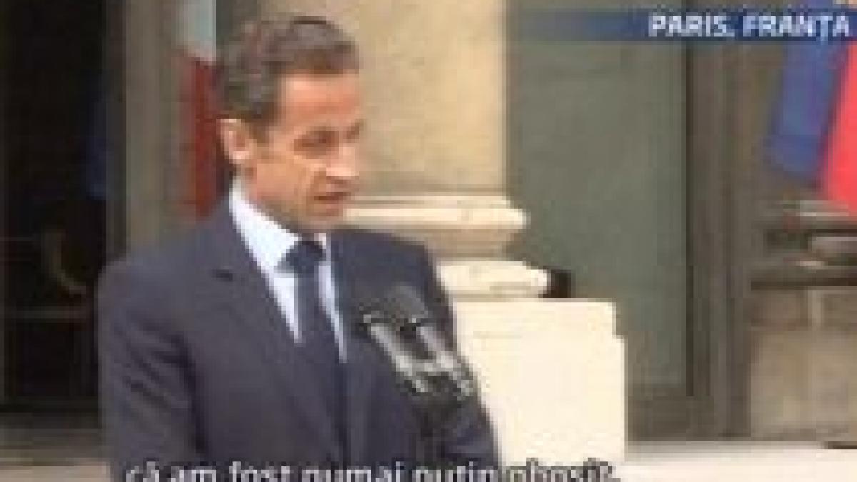 Nicolas Sarkozy i-a asigurat pe francezi că este perfect sănătos (VIDEO)