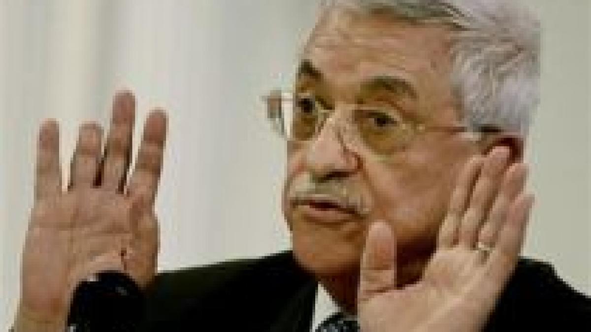 Mahmoud Abbas: S-au făcut greşeli, dar ?rezistenţa? rămâne o opţiune 