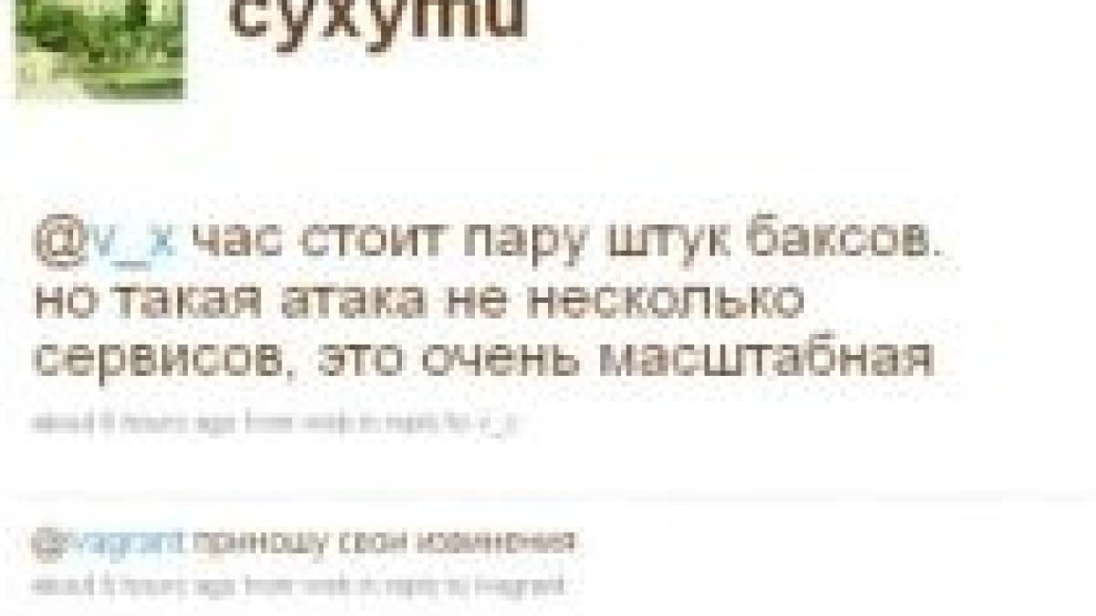 Oficial Facebook: Atacul asupra Twitter a avut rolul de a "reduce la tăcere" un blogger din Georgia