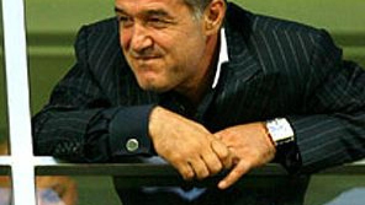 Gigi Becali, tratat ca un suporter. Patronul Stelei nu poate asista la derby-ul cu Urziceni