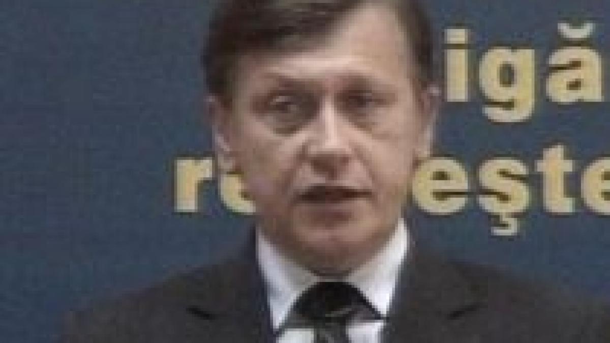 Crin Antonescu: ?Avem de-a face cu o ofensivă a clanului Băsescu asupra statului?