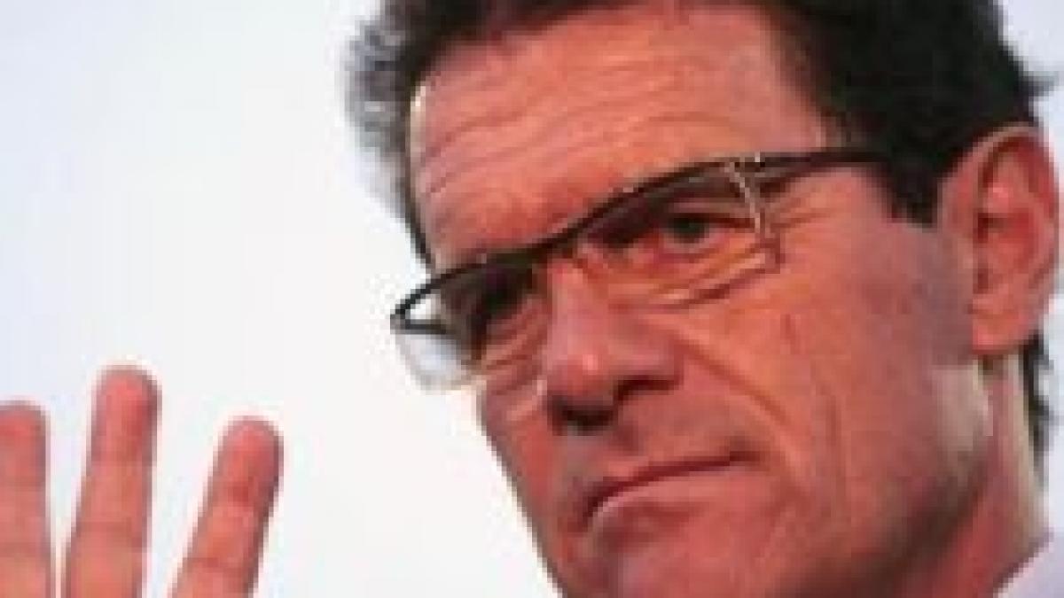 Fabio Capello renunţă la antrenorat la finalul angajamentului cu echipa naţională a Angliei