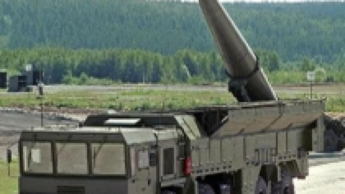 Rusia suspendă planul de amplasare de rachete Iskander în Kaliningrad