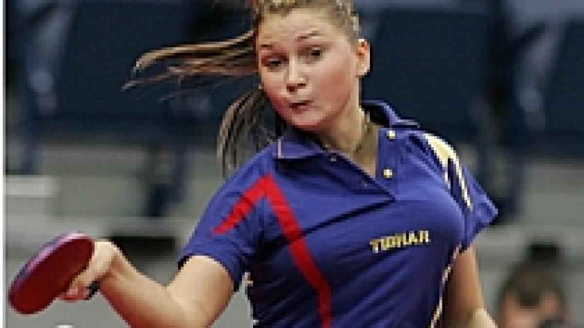 Tenis de masă: Samara Elizabeta şi Dodean Daniela, în semifinalele probei de dublu feminin 
