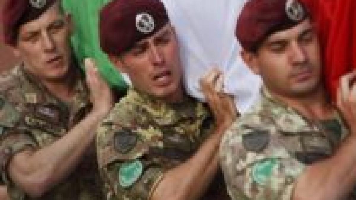 Doliu naţional în Italia: Şase soldaţi ucişi în Afganistan, înmormântaţi în cadrul unei ceremonii