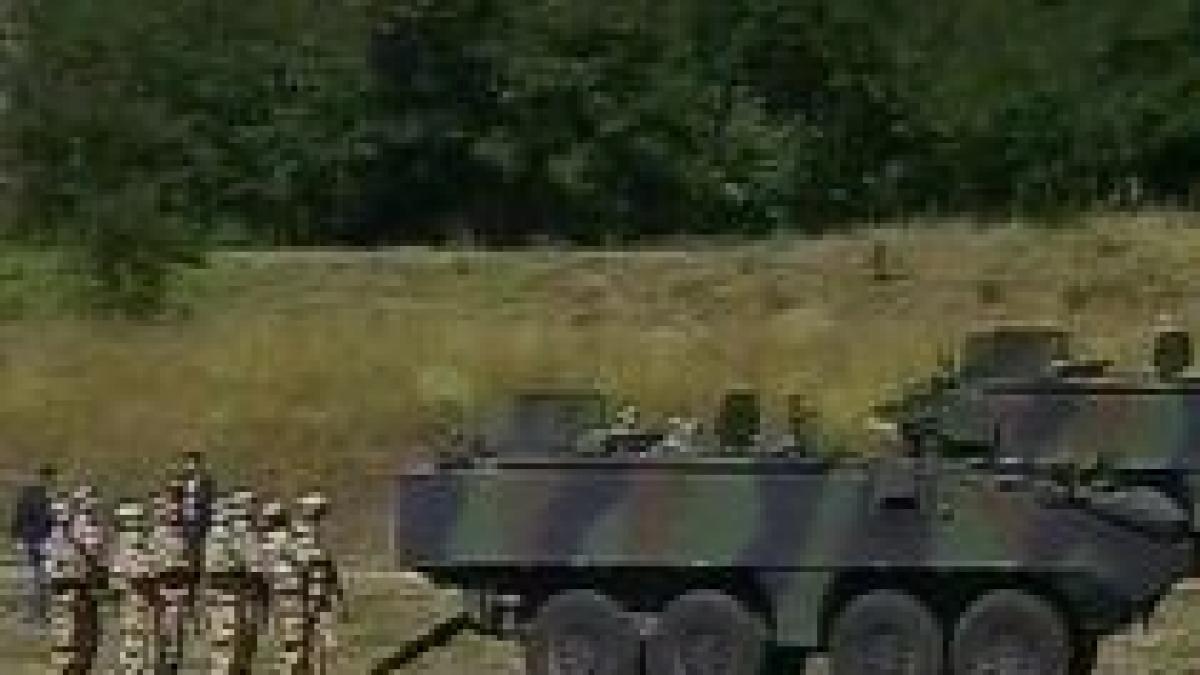 Militar român, rănit la o unitate din Curtea de Argeş, după ce bateria unui TAB a explodat (VIDEO)