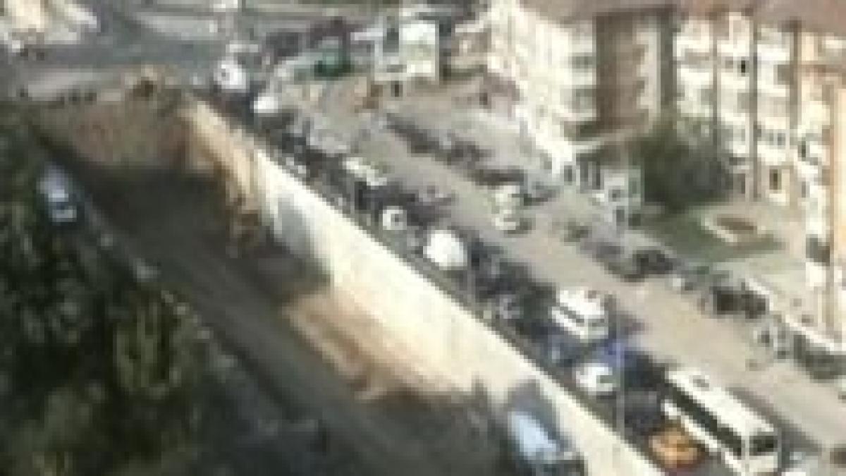 Noi restricţii de circulaţie, în zona pasajului Băneasa (VIDEO)