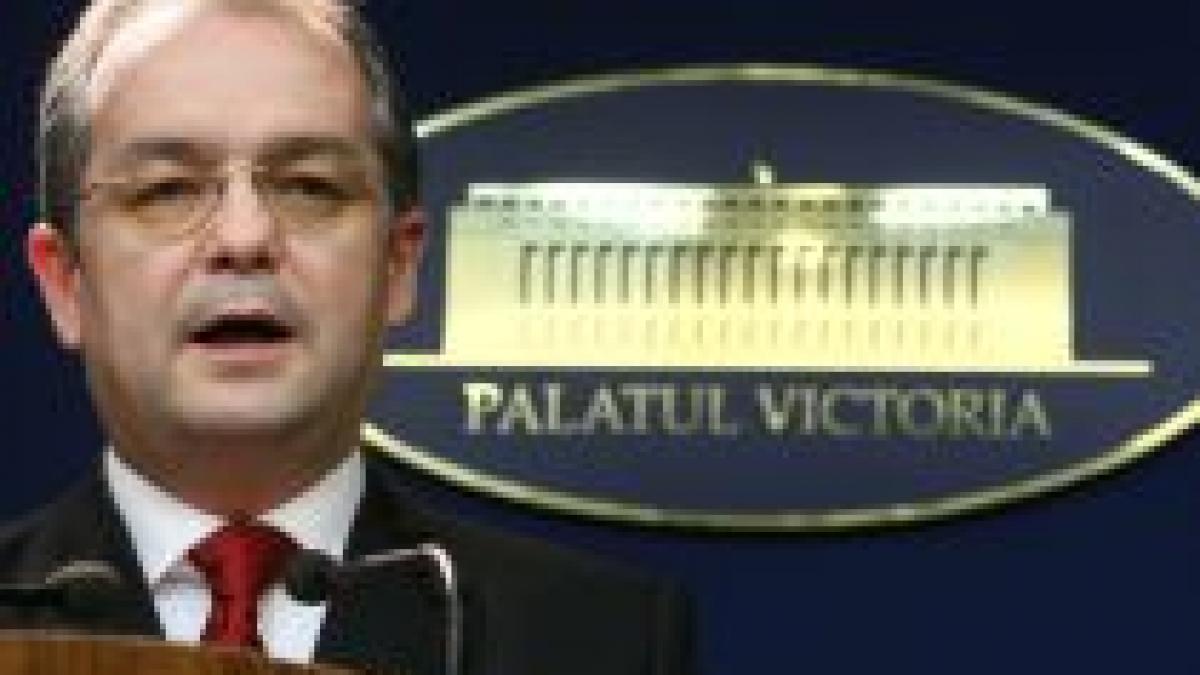 Boc: Vom veni în Parlament cu un nou guvern. Nu mă sperie o moţiune
