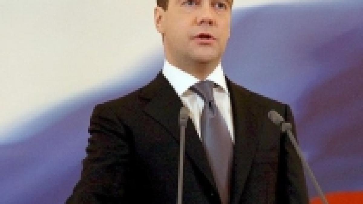 Dmitri Medvedev: Rusia speră într-o relaţie de bună prietenie cu Republica Moldova