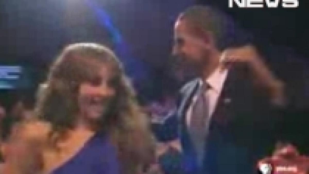 Barack Obama a dansat cu Thalia la "Fiesta Latina" (VIDEO)