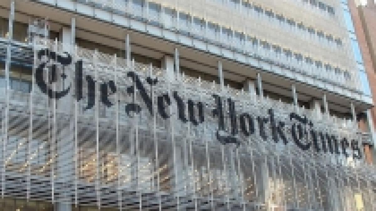 Probleme financiare: New York Times concediază 100 de jurnalişti. BBC renunţă la primele de Crăciun