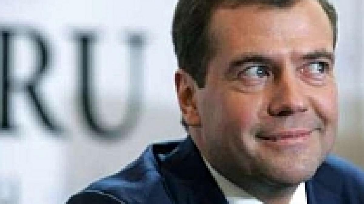 Medvedev: Rusia vrea să-şi armonizeze relaţiile cu SUA şi NATO
