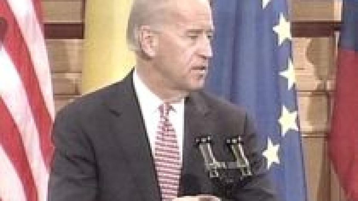 Vicepreşedintele SUA, Joe Biden: Vom sprijini România indiferent de rezultatul alegerilor (VIDEO)