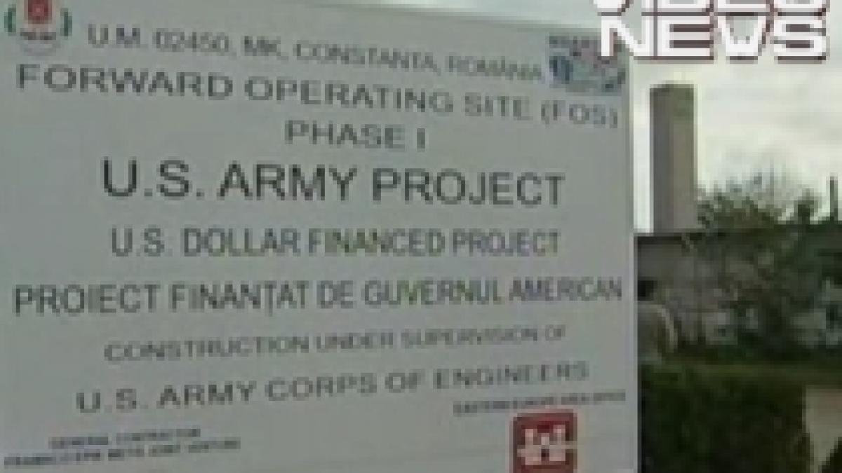 Construcţia bazei militare americane de la Kogălniceanu, la un pas de finalizare (VIDEO)