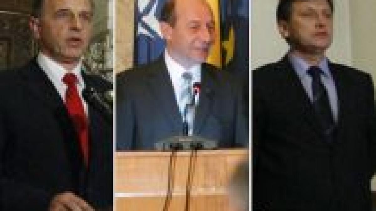 Aplicarea politicilor economice, în viziunea candidaţilor Geoană, Băsescu şi Antonescu