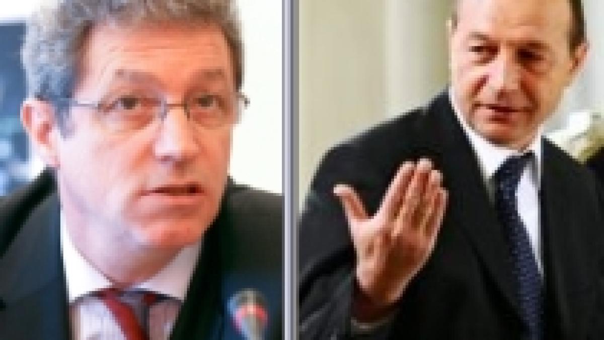 Streinu Cercel a demisionat din Ministerul Sănătăţii, după ce a fost contrazis de Băsescu