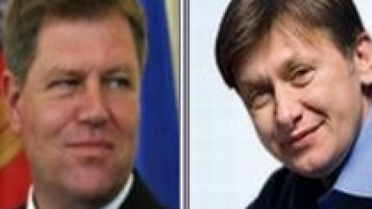 Întrevedere privată Antonescu-Iohannis, la primăria Sibiului