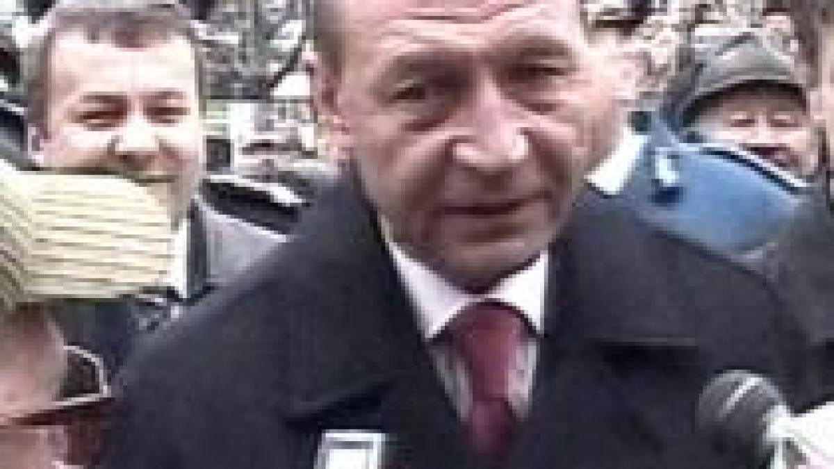 Traian Băsescu susţine că nu s-a referit la soţia lui Antonescu în confruntarea de sâmbătă (VIDEO)