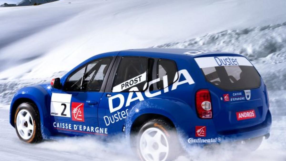 Alain Prost va concura pe un vehicul Dacia Duster în cadrul Trofeului Andros 2009/2010 (FOTO)