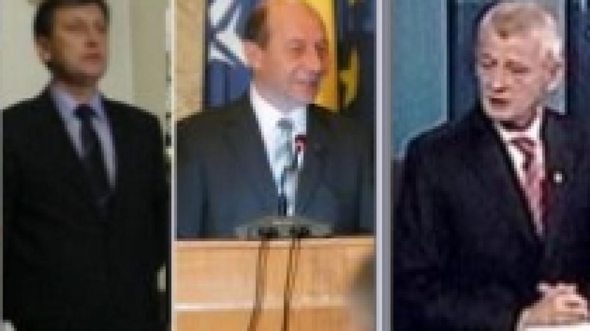 Antonescu, Băsescu, Oprescu şi Kelemen NU vin la TVR, dacă sunt invitaţi Vadim şi Becali
