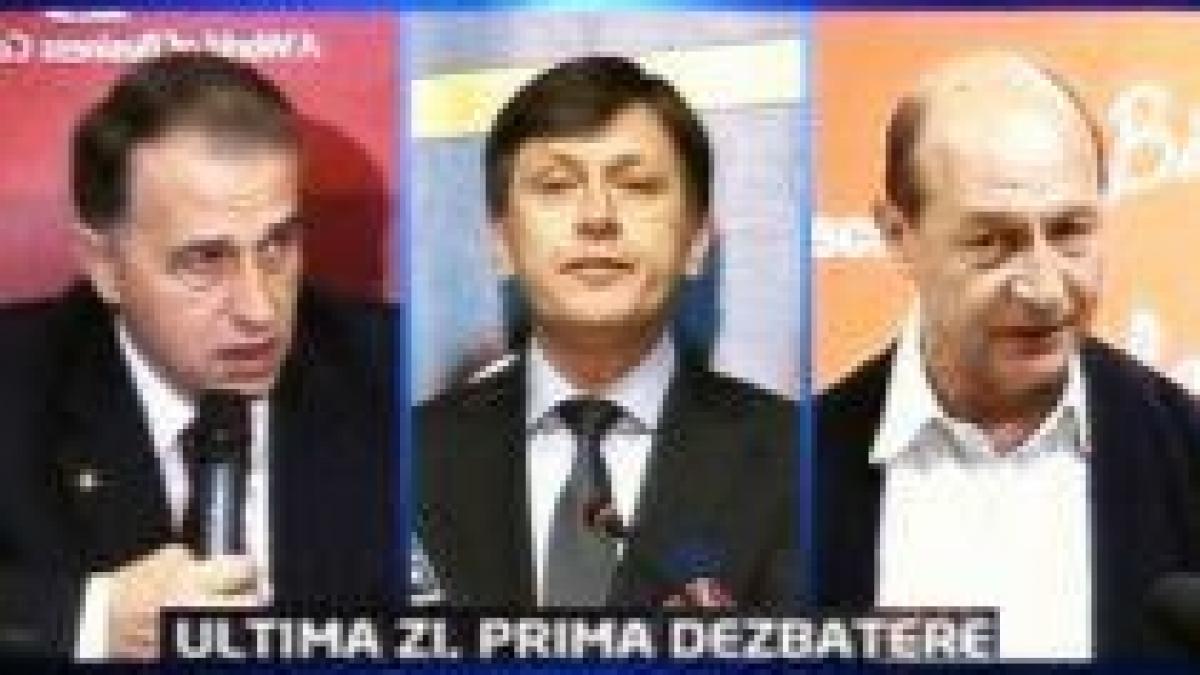 Marea confruntare: Mesajele transmise românilor de Antonescu, Băsescu şi Geoană (VIDEO)
