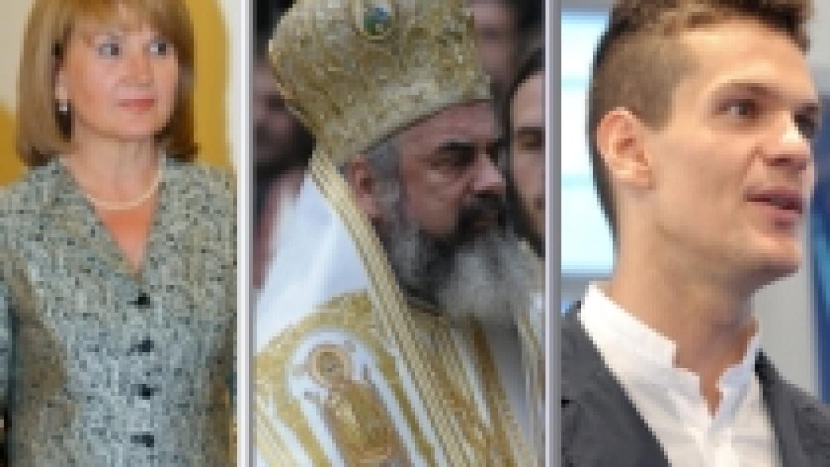 Model de moralitate. Băsescu: soţia mea. Geoană: Patriarhul Daniel. Antonescu: Tudor Chirilă (VIDEO)