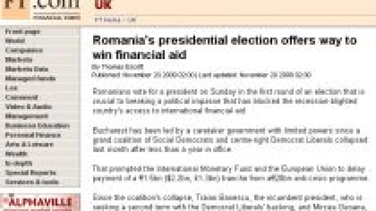 Radiografia alegerilor din România, în presa internaţională