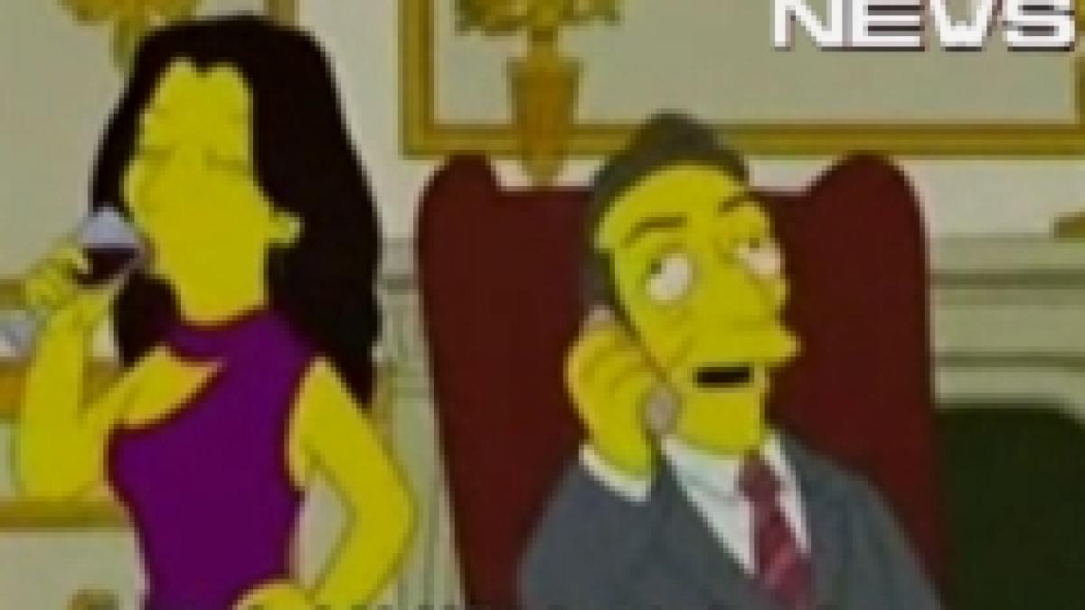 Carla Bruni şi Nicolas Sarkozy, personaje de desene animate (VIDEO)