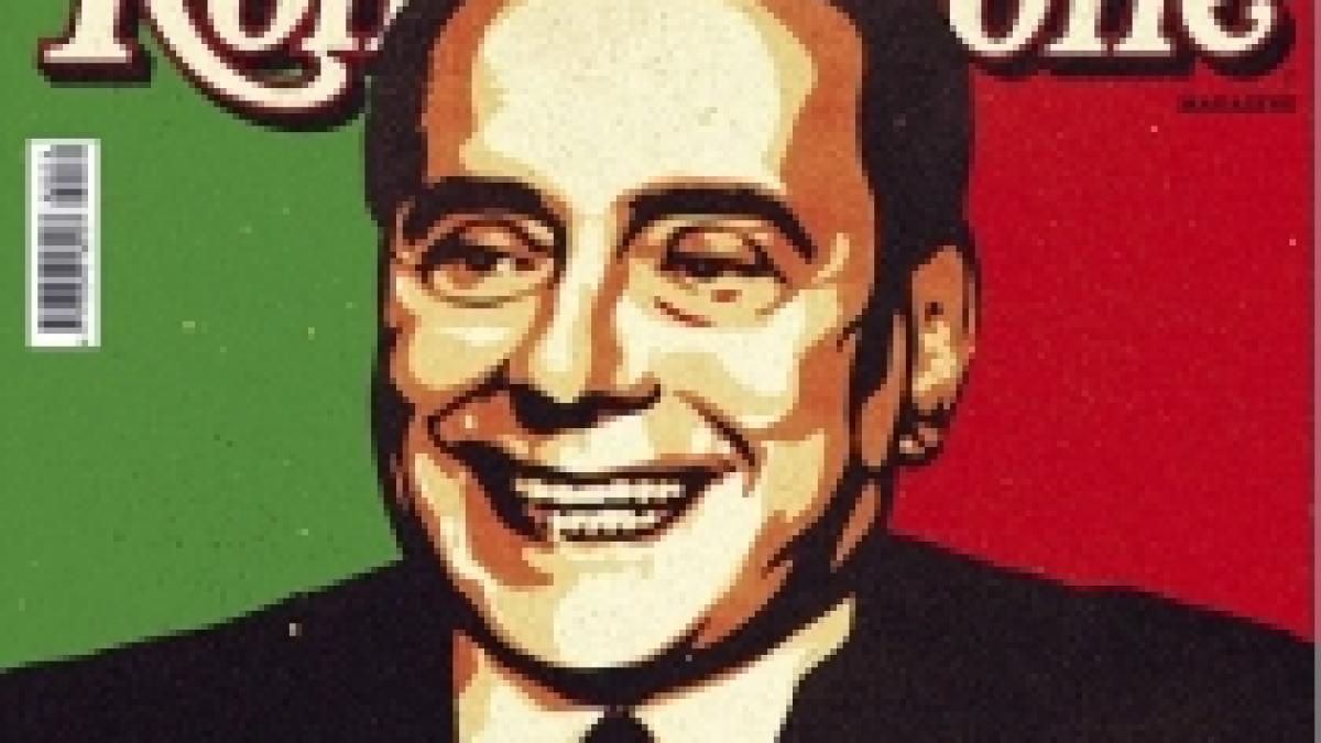 Silvio Berlusconi, desemnat "Starul rock al anului" de revista Rolling Stone  