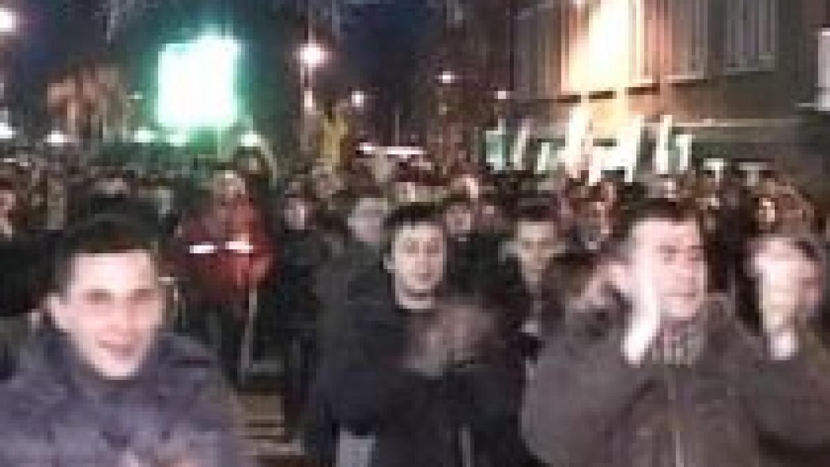 Manifestări în mai multe oraşe şi în Capitală, după modelul de la Timişoara (VIDEO)