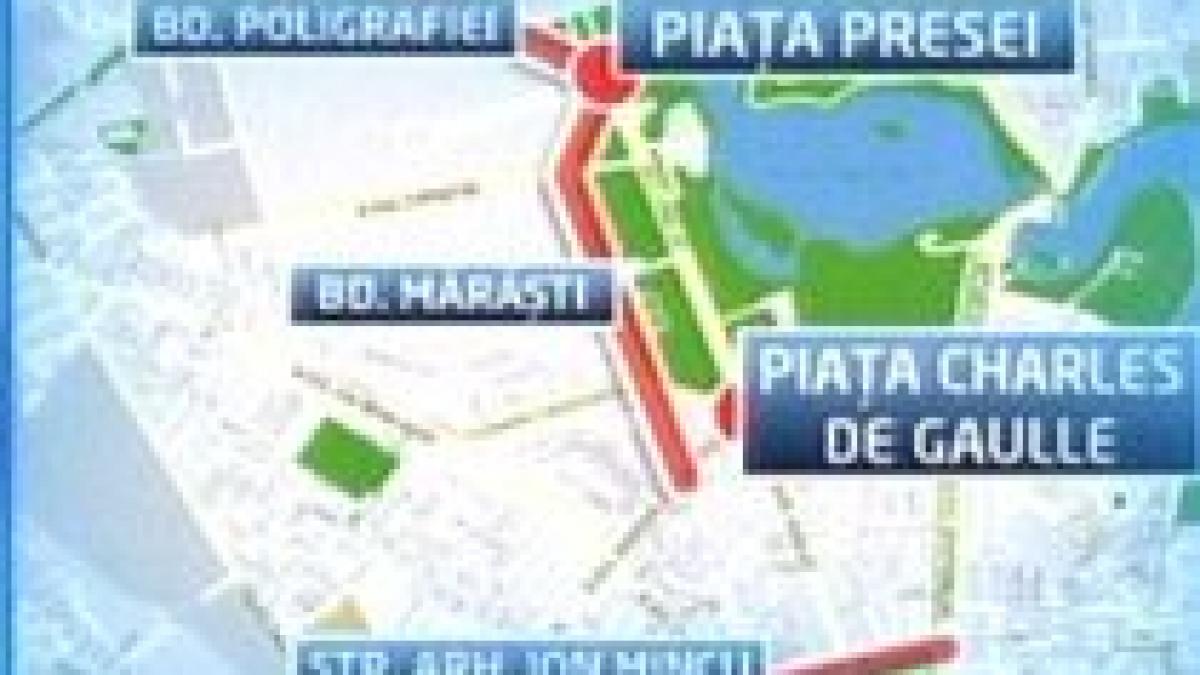 Restricţii în trafic din cauza manifestărilor de Ziua Naţională. Vezi rutele ocolitoare