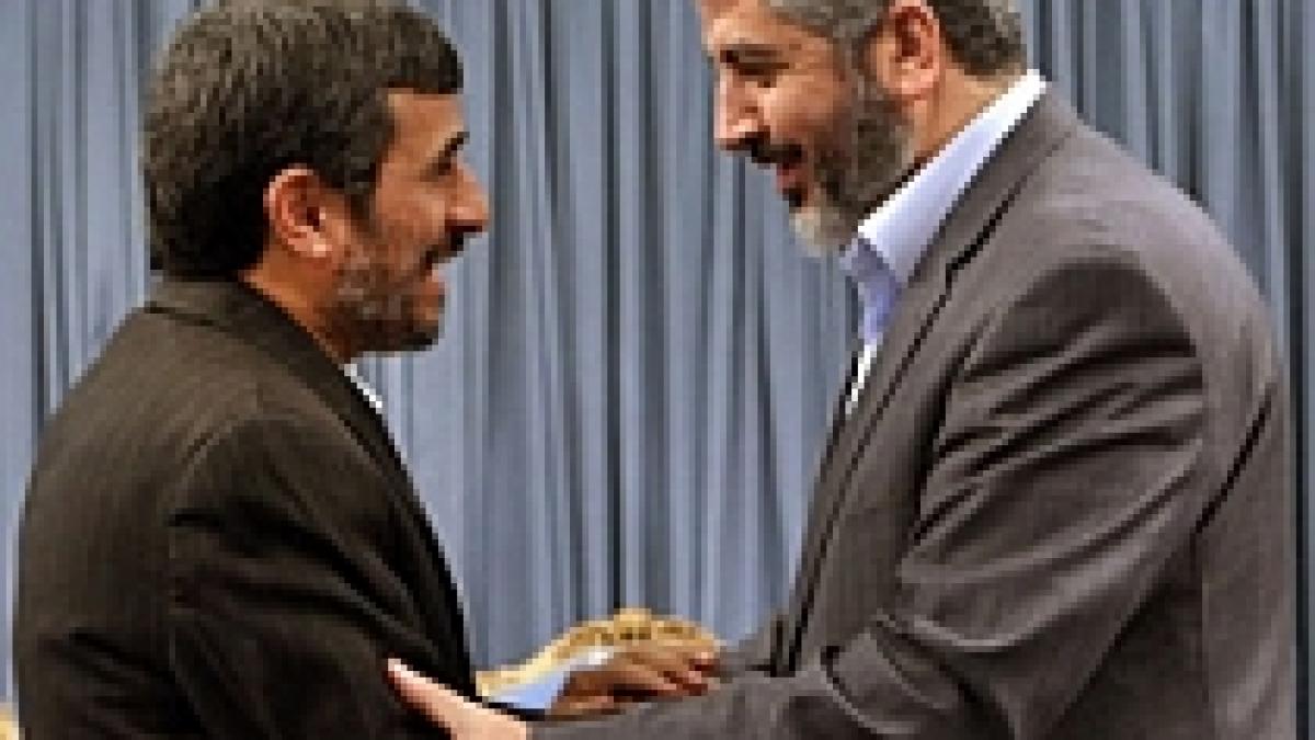 Ahmadinejad reafirmă sprijinul iranian pentru palestinieni
