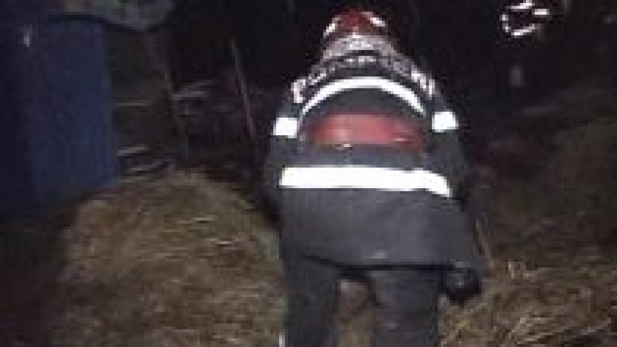 Incendii în Argeş şi în apropiere de Sibiu. O familie a rămas fără locuinţă