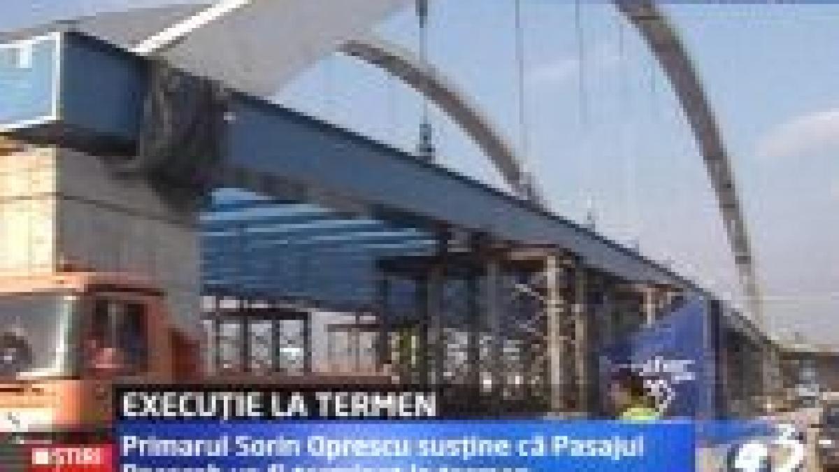 Oprescu: Lucrările la pasajul Basarab ar putea fi încheiate la sfârşitul lui 2010