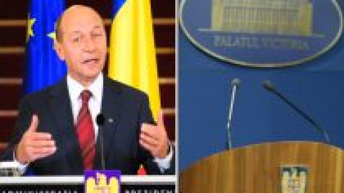 Băsescu: Probabil joi dimineaţă la ora 10.00 voi desemna un prim-ministru (VIDEO)